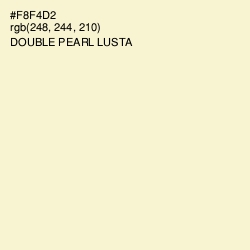 #F8F4D2 - Double Pearl Lusta Color Image